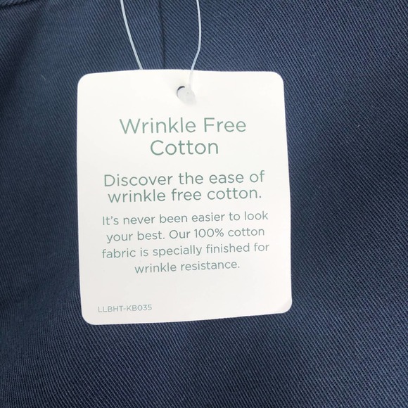 L.L. Bean NEW Womens Size 18 Petite Original Fit Navy Blue Chino Pants - Picture 4 of 6